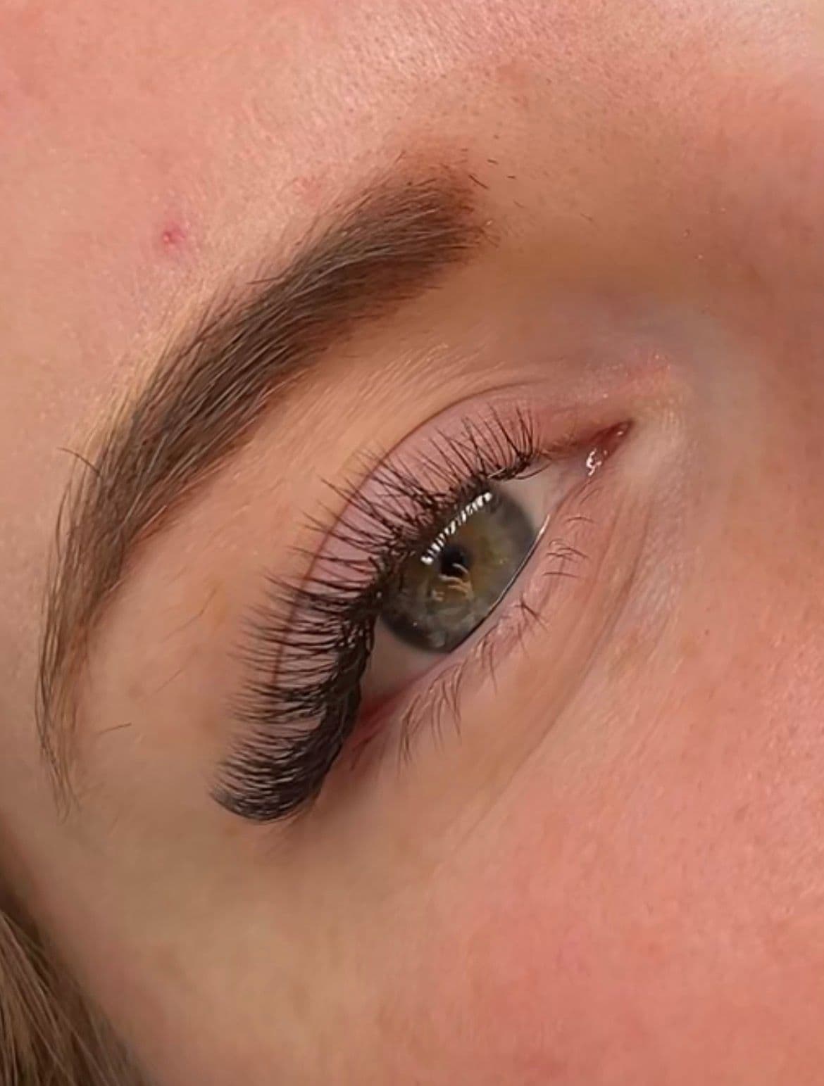 Wimpernverlängerung Ergebniss