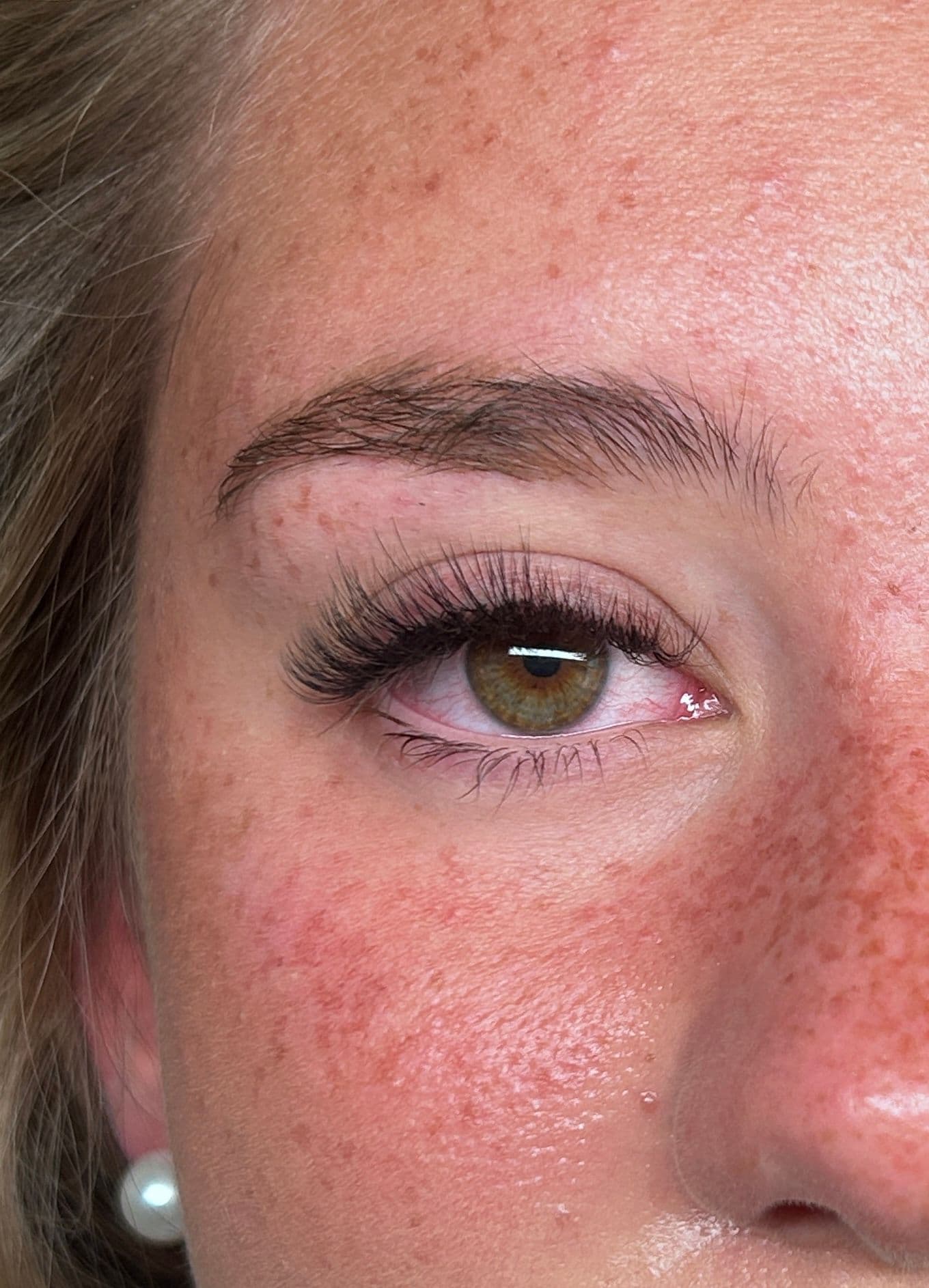 Wimpernverlängerung Ergebniss